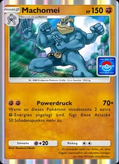Machomei card in German