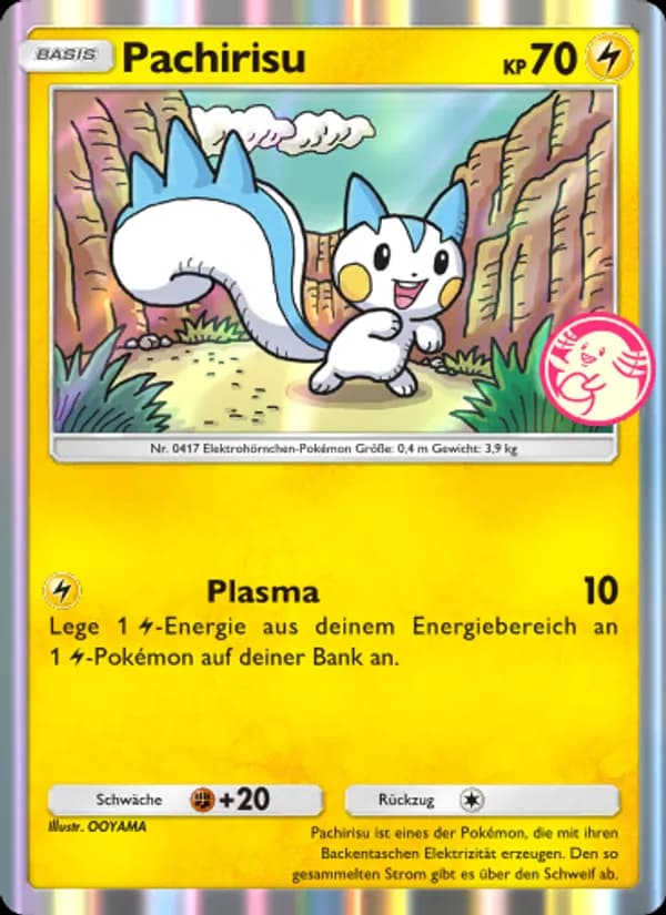 Pachirisu card in German
