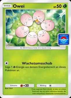 Owei card in German