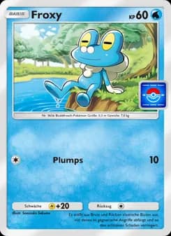 Froxy card in German