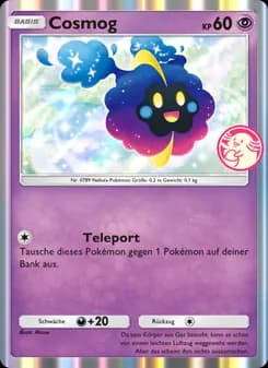 Cosmog card in German