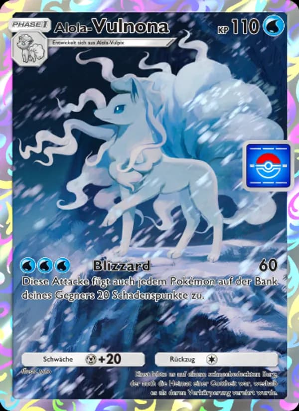 Alola-Vulnona card in German