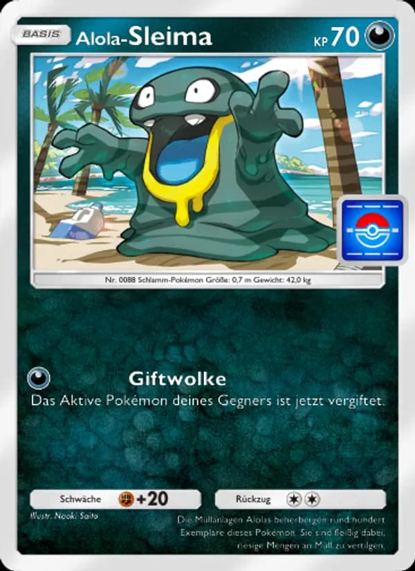 Alola-Sleima card in German