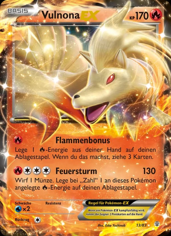 Vulnona-EX card in German