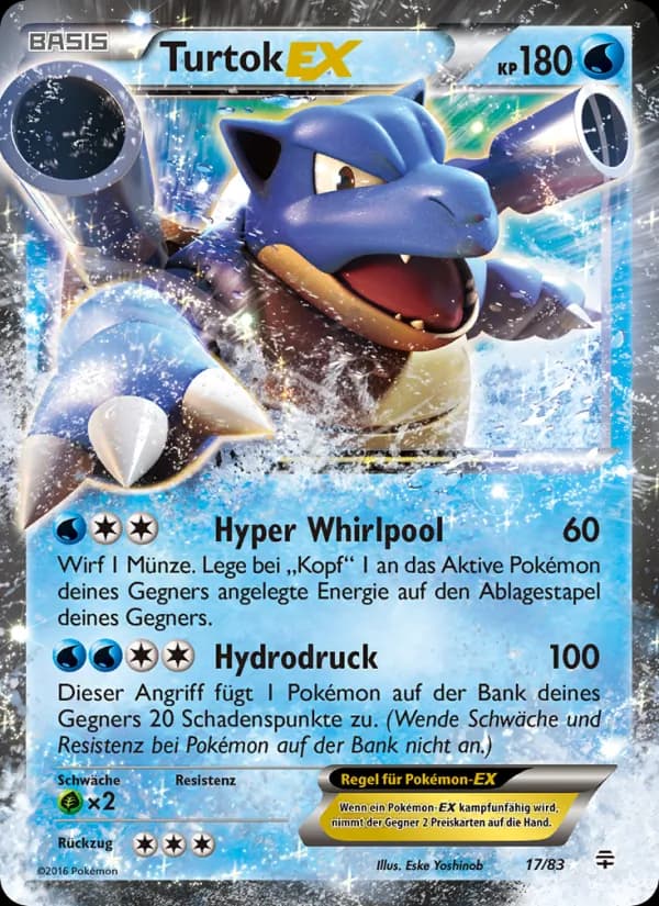 Turtok-EX card in German