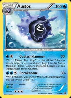 Austos card in German