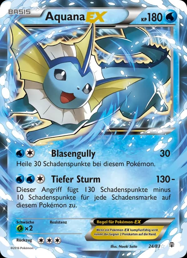 Aquana-EX card in German