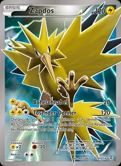 Zapdos card in German