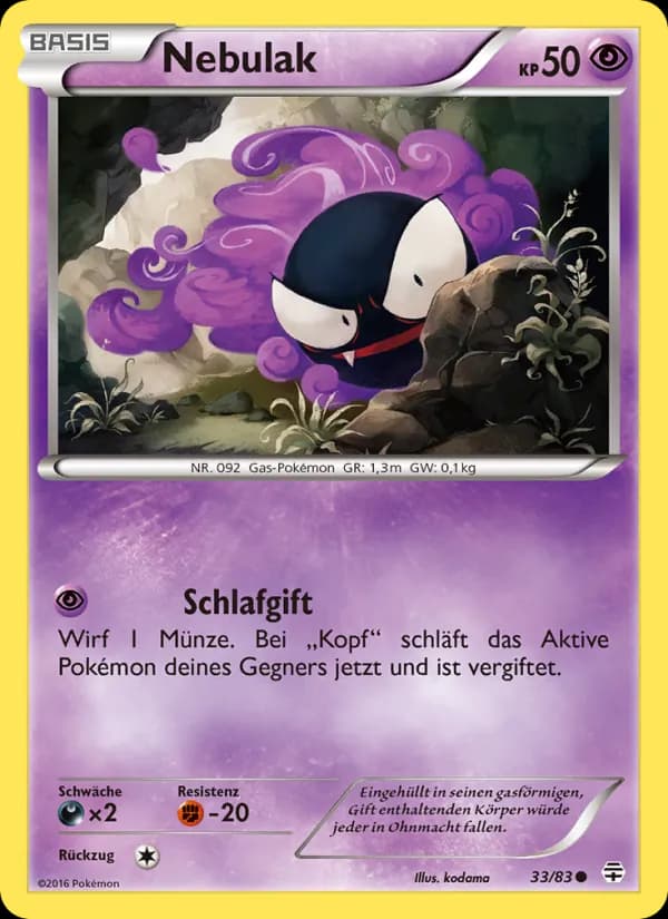Nebulak card in German