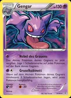 Gengar card in German