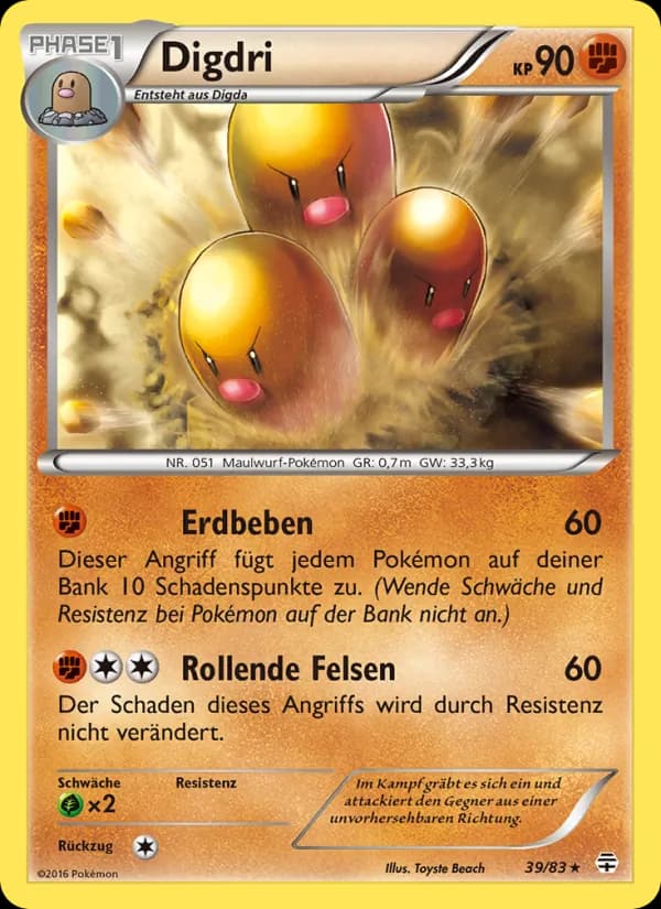 Digdri card in German