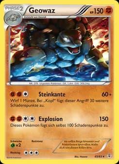 Geowaz card in German
