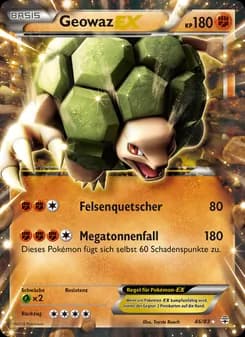 Geowaz-EX card in German