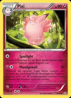 Pixi card in German
