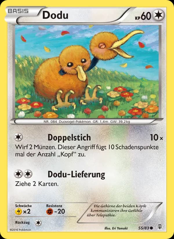 Dodu card in German
