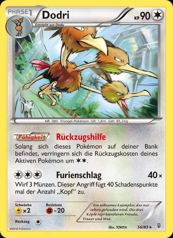 Dodri card in German