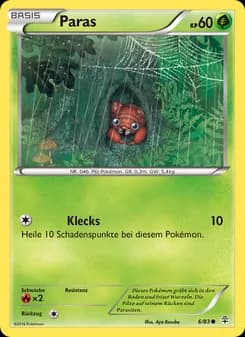 Paras card in German