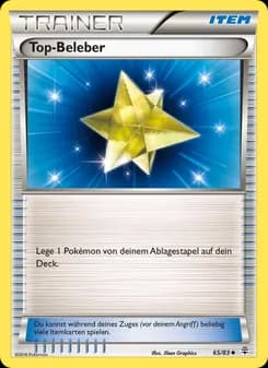 Top-Beleber card in German