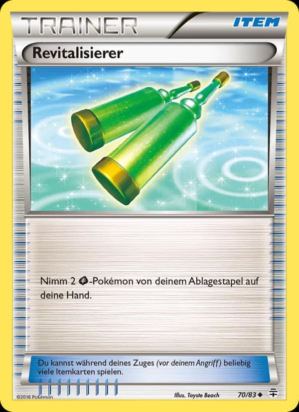Revitalisierer card in German