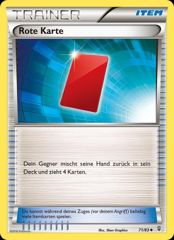 Rote Karte card in German