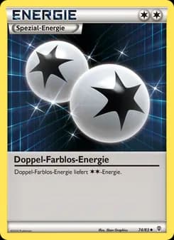 Doppel-Farblos-Energie card in German