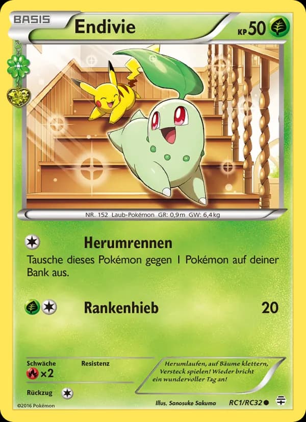 Endivie card in German