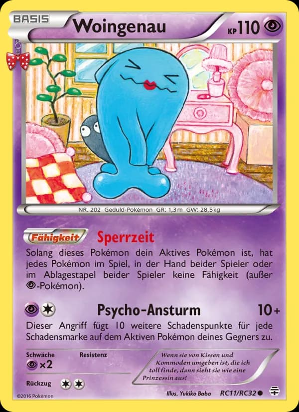Woingenau card in German