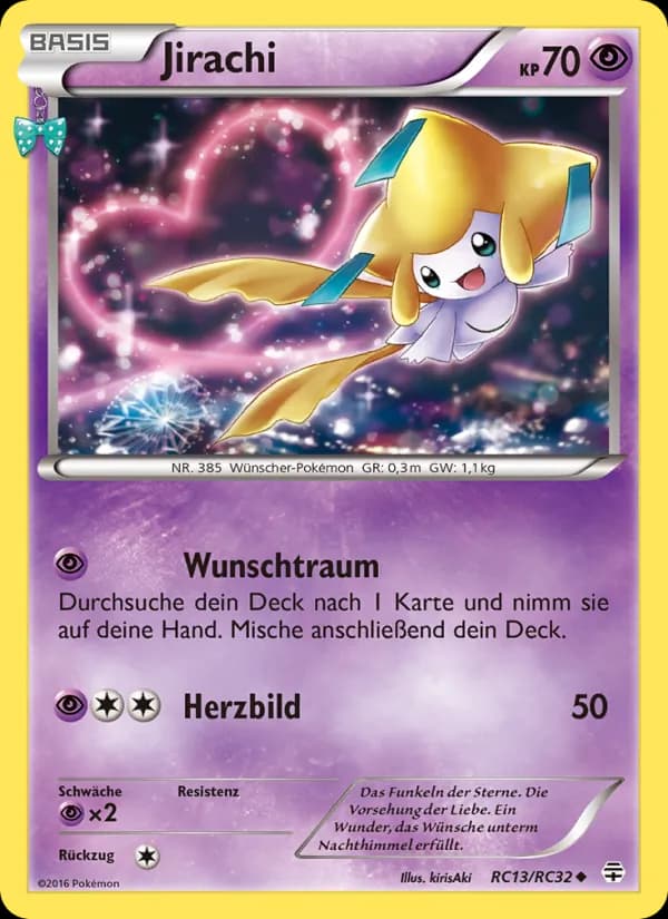 Jirachi card in German