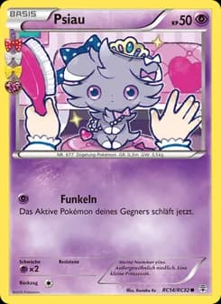 Psiau card in German