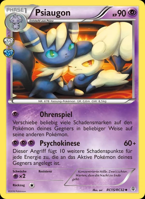 Psiaugon card in German