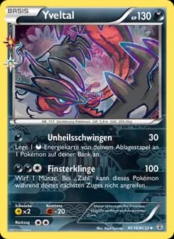 Yveltal card in German