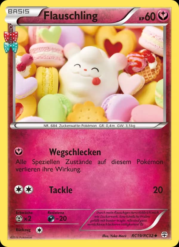 Flauschling card in German