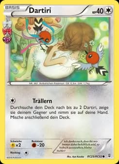 Dartiri card in German