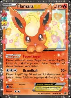 Flamara-EX card in German