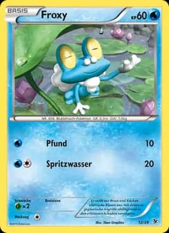 Froxy card in German