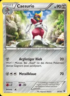 Caesurio card in German