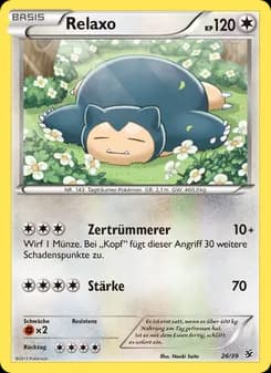 Relaxo card in German