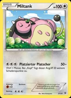 Miltank card in German