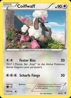 Coiffwaff card in German