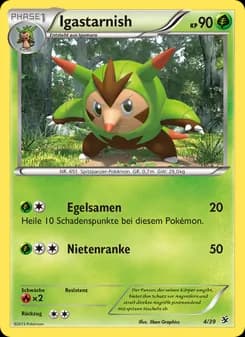Igastarnish card in German