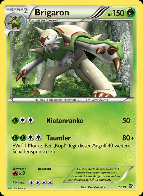 Brigaron card in German
