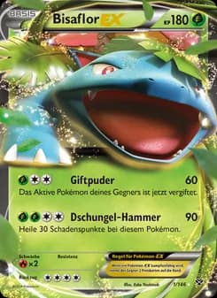 Bisaflor EX card in German