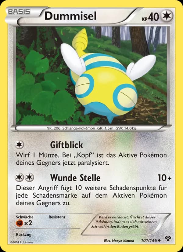 Dummisel card in German
