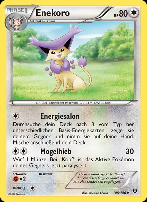 Enekoro card in German
