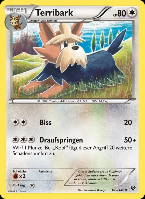 Terribark card in German
