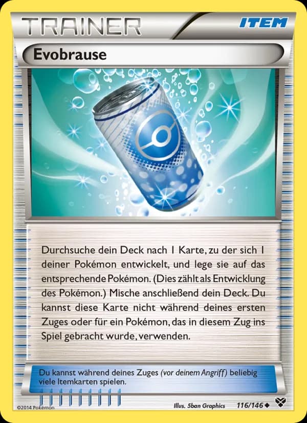Evobrause card in German