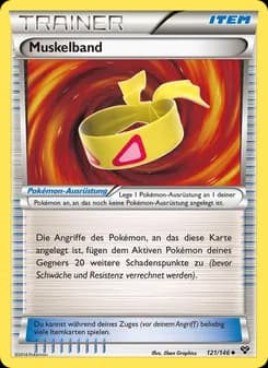 Muskelband card in German