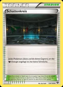 Schattenkreis card in German