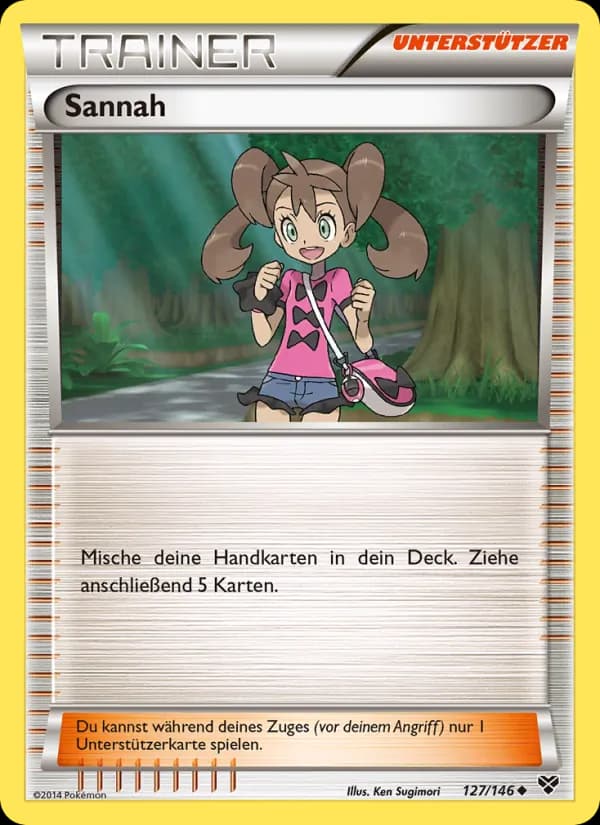 Sannah card in German
