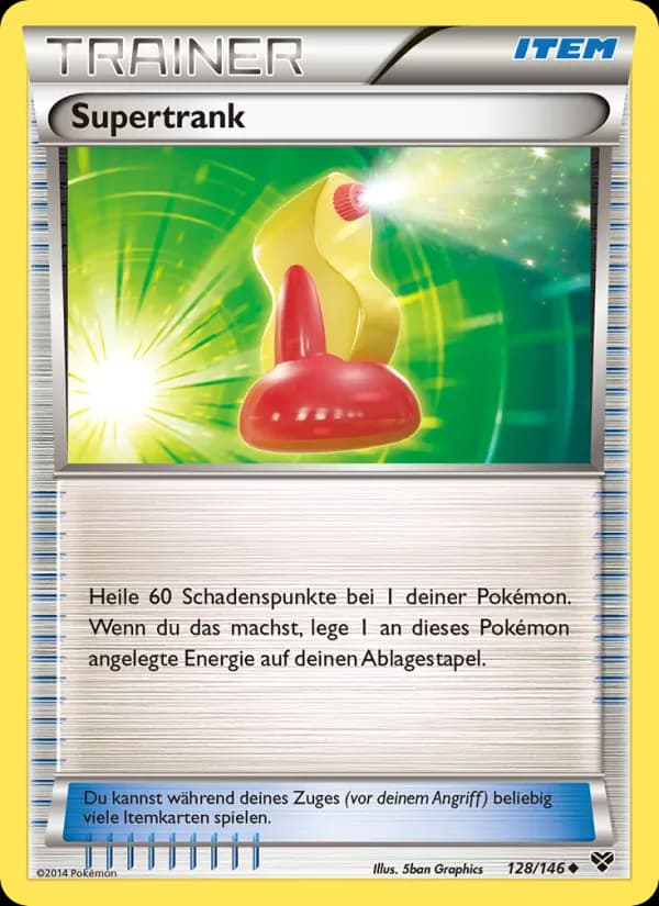 Supertrank card in German